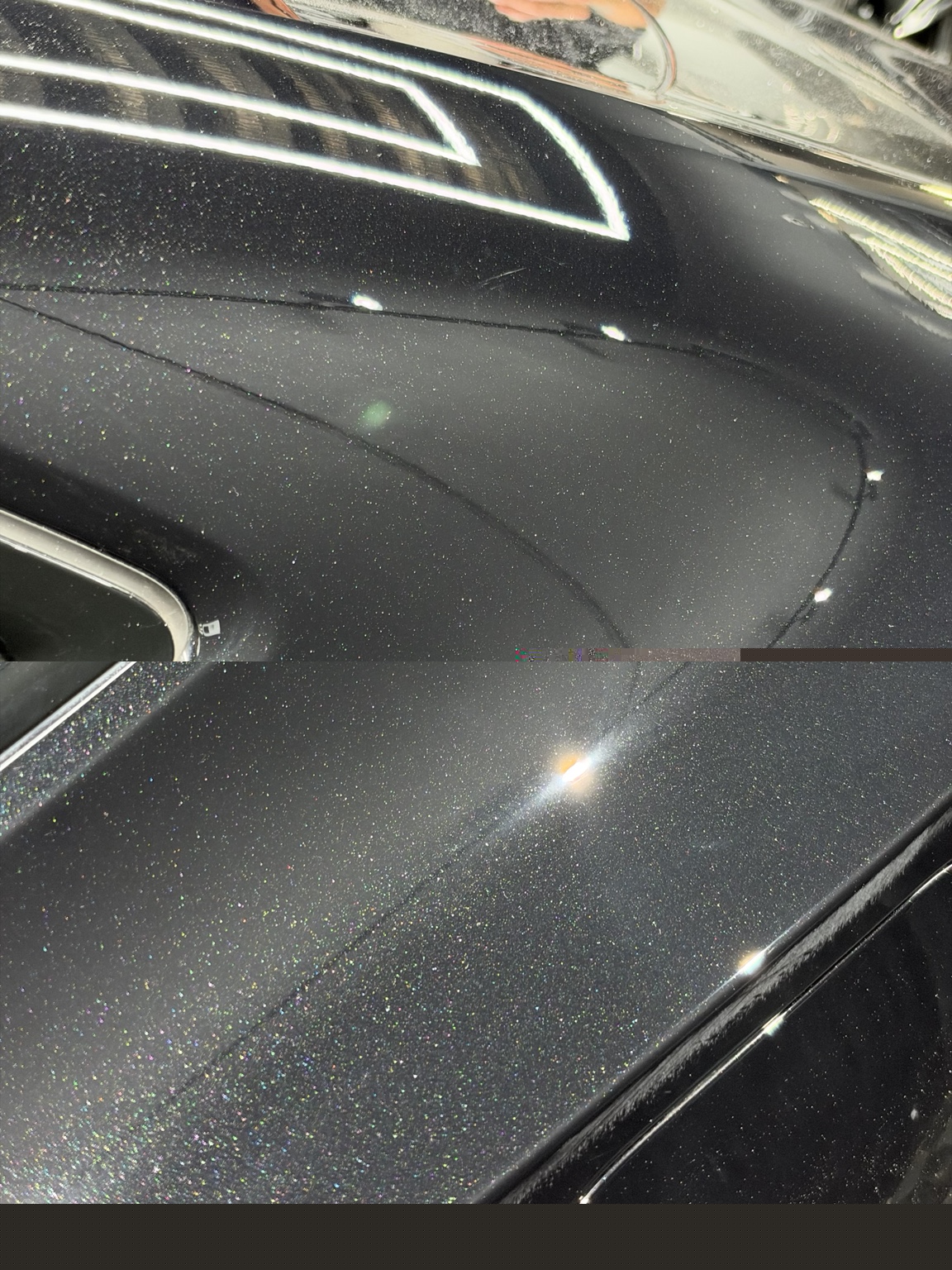 After — Black paint · Polishing
