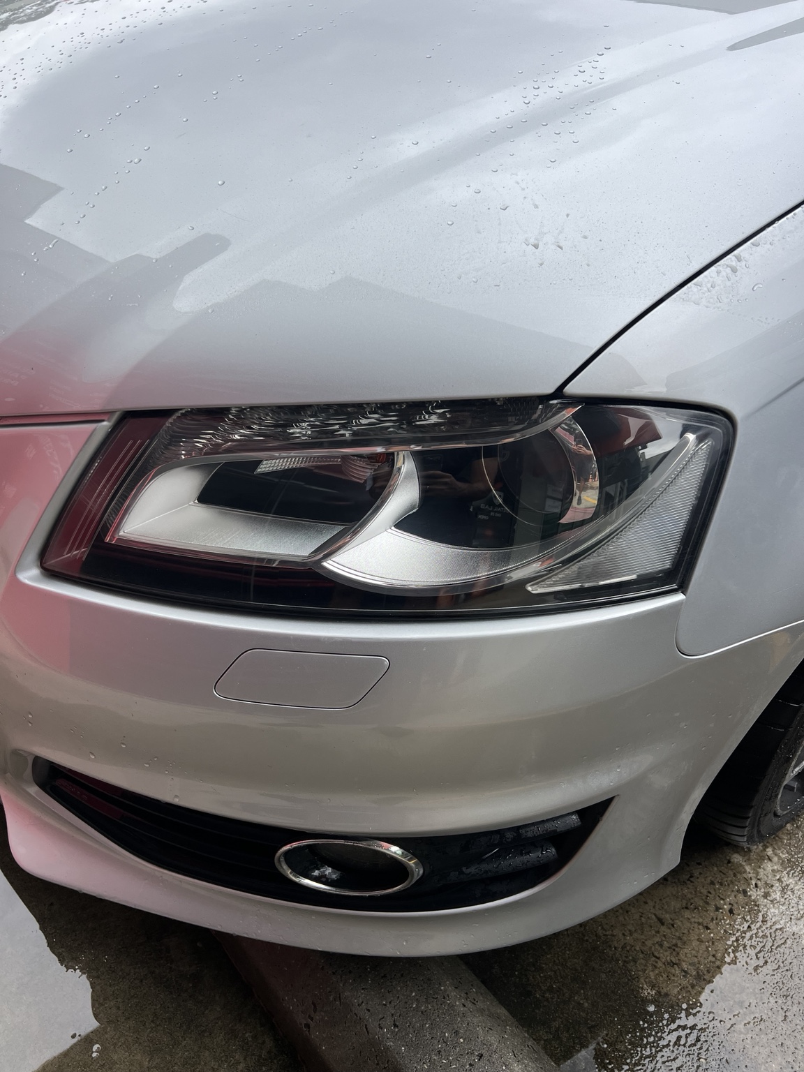 After — Audi S3 · Headlight restoration